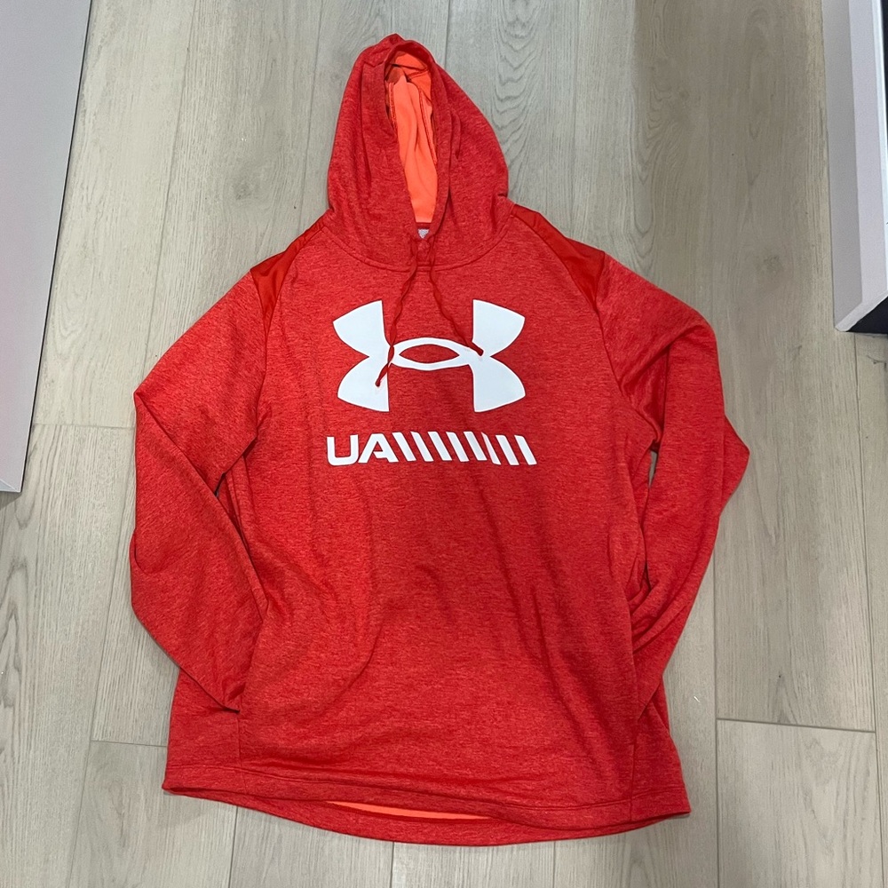 Under Armour Red Pullover Hoodie